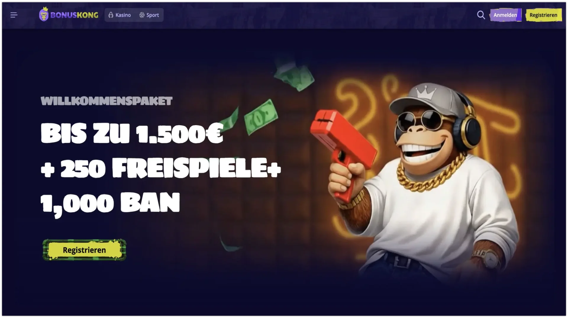 Offizielle Website von Bonuskong Casino